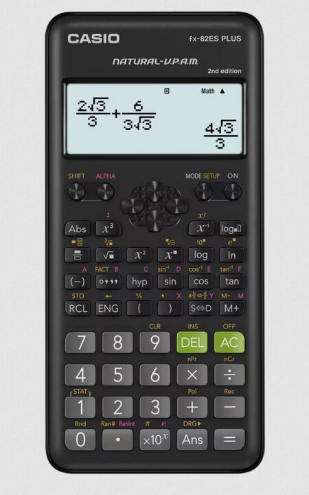 CASIO SCIENTIFIC CALCULATOR FX-82ES PLUS